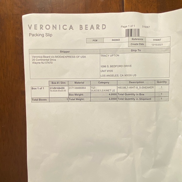 VERONICA BEARD TIZI SNEAKER SIZE 9.5. Sold out everywhere in this size. NWT - Picture 7 of 9